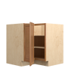 GLOUCESTER Assembled 36 in. W x 34.5 in. H x 24 in. D Plywood Lazy Susan Base Corner Cabinet Right in Toffee | Kunal Kitchens
