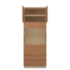 GLOUCESTER Assembled 33 in. W x 90 in. H x 24 in. D Plywood Oven Tall Cabinet in Toffee | Kunal Kitchens