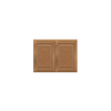 GLOUCESTER Assembled 24 in. W x 18 in. H x 12 in. D Plywood Wall Cabinet in Toffee | Kunal Kitchens