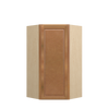 GLOUCESTER Assembled 24 in. W x 42 in. H x 12 in. D Plywood Diagonal Corner Wall Cabinet in Toffee | Kunal Kitchens
