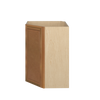 GLOUCESTER Assembled 27 in. W x 36 in. H x 15 in. D Plywood Diagonal Corner Wall Cabinet in Toffee | Kunal Kitchens