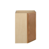 GLOUCESTER Assembled 27 in. W x 36 in. H x 15 in. D Plywood Diagonal Corner Wall Cabinet in Toffee | Kunal Kitchens