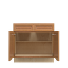 GLOUCESTER Ready to Assemble 36 in. W x 34.5 in. H x 24 in. D Plywood Base Cabinet in Toffee | Kunal Kitchens