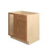 GLOUCESTER Ready to Assemble 33 in. W x 34.5 in. H x 24 in. D Plywood Blind Base Corner Cabinet Left in Toffee | Kunal Kitchens