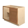 GLOUCESTER Ready to Assemble 45 in. W x 34.5 in. H x 24 in. D Plywood Blind Base Corner Cabinet Left in Toffee | Kunal Kitchens