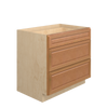 GLOUCESTER Ready to Assemble 36 in. W x 34.5 in. H x 24 in. D Plywood Drawer Base Cabinet in Toffee | Kunal Kitchens