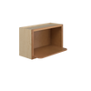 GLOUCESTER Ready to Assemble 30 in. W x 18 in. H x 12 in. D Plywood Wall Microwave Cabinet w/Shelf in Toffee | Kunal Kitchens