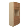 GLOUCESTER Ready to Assemble 33 in. W x 84 in. H x 24 in. D Plywood Oven Tall Cabinet in Toffee | Kunal Kitchens