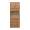 GLOUCESTER Ready to Assemble 33 in. W x 90 in. H x 24 in. D Plywood Oven Tall Cabinet in Toffee | Kunal Kitchens