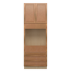 GLOUCESTER Ready to Assemble 33 in. W x 96 in. H x 24 in. D Plywood Oven Tall Cabinet in Toffee | Kunal Kitchens