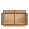 GLOUCESTER Ready to Assemble 48 in. W x 34.5 in. H x 24 in. D Plywood Sink Base Cabinet in Toffee | Kunal Kitchens