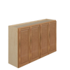 GLOUCESTER Ready to Assemble 48 in. W x 30 in. H x 12 in. D Plywood Wall Cabinet in Toffee | Kunal Kitchens