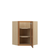 GLOUCESTER Ready to Assemble 24 in. W x 30 in. H x 12 in. D Plywood Diagonal Corner Wall Cabinet in Toffee | Kunal Kitchens