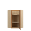 GLOUCESTER Ready to Assemble 24 in. W x 36 in. H x 12 in. D Plywood Diagonal Corner Wall Cabinet in Toffee | Kunal Kitchens