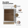 DAMASCUS Assembled 12 in. W x 34.5 in. H x 24 in. D Plywood Base Cabinet in French Vanilla | Kunal Kitchens