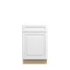 DAMASCUS Assembled 21 in. W x 34.5 in. H x 24 in. D Plywood Base Cabinet in French Vanilla | Kunal Kitchens