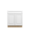 DAMASCUS Assembled 30 in. W x 34.5 in. H x 24 in. D Plywood Base Cabinet in French Vanilla | Kunal Kitchens