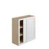 DAMASCUS Assembled 30 in. W x 30 in. H x 12 in. D Plywood Blind Wall Corner Cabinet in French Vanilla | Kunal Kitchens