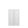 DAMASCUS Assembled 24 in. W x 36 in. H x 12 in. D Plywood Wall Cabinet in French Vanilla | Kunal Kitchens