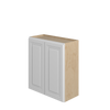 DAMASCUS Assembled 27 in. W x 30 in. H x 12 in. D Plywood Wall Cabinet in French Vanilla | Kunal Kitchens