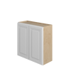 DAMASCUS Assembled 30 in. W x 30 in. H x 12 in. D Plywood Wall Cabinet in French Vanilla | Kunal Kitchens