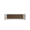 DAMASCUS Assembled 36 in. W x 12 in. H x 24 in. D Plywood Wall Cabinet in French Vanilla | Kunal Kitchens