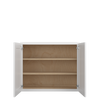 DAMASCUS Assembled 36 in. W x 30 in. H x 12 in. D Plywood Wall Cabinet in French Vanilla | Kunal Kitchens