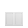 DAMASCUS Assembled 39 in. W x 30 in. H x 12 in. D Plywood Wall Cabinet in French Vanilla | Kunal Kitchens