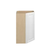 DAMASCUS Assembled 24 in. W x 36 in. H x 12 in. D Plywood Diagonal Corner Wall Cabinet in French Vanilla | Kunal Kitchens