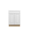 DAMASCUS Ready to Assemble 24 in. W x 34.5 in. H x 24 in. D Plywood Base Cabinet in French Vanilla | Kunal Kitchens