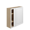 DAMASCUS Ready to Assemble 36 in. W x 36 in. H x 12 in. D Plywood Blind Wall Corner Cabinet in French Vanilla | Kunal Kitchens