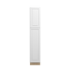 DAMASCUS Ready to Assemble 15 in. W x 84 in. H x 24 in. D Plywood Tall Cabinet in French Vanilla | Kunal Kitchens