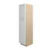 DAMASCUS Ready to Assemble 18 in. W x 84 in. H x 24 in. D Plywood Tall Cabinet in French Vanilla | Kunal Kitchens