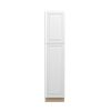 DAMASCUS Ready to Assemble 18 in. W x 84 in. H x 24 in. D Plywood Tall Cabinet in French Vanilla | Kunal Kitchens