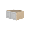 DAMASCUS Ready to Assemble 30 in. W x 15 in. H x 24 in. D Plywood Wall Cabinet in French Vanilla | Kunal Kitchens
