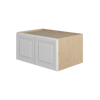 DAMASCUS Ready to Assemble 36 in. W x 18 in. H x 24 in. D Plywood Wall Cabinet in French Vanilla | Kunal Kitchens