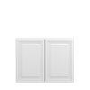 DAMASCUS Ready to Assemble 39 in. W x 30 in. H x 12 in. D Plywood Wall Cabinet in French Vanilla | Kunal Kitchens