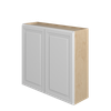 DAMASCUS Ready to Assemble 39 in. W x 36 in. H x 12 in. D Plywood Wall Cabinet in French Vanilla | Kunal Kitchens