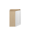 DAMASCUS Ready to Assemble 24 in. W x 30 in. H x 12 in. D Plywood Diagonal Corner Wall Cabinet in French Vanilla | Kunal Kitchens