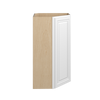 DAMASCUS Ready to Assemble 24 in. W x 42 in. H x 12 in. D Plywood Diagonal Corner Wall Cabinet in French Vanilla | Kunal Kitchens
