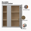 CUMBERLAND Assembled 27 in. W x 30 in. H x 12 in. D Plywood Blind Wall Corner Cabinet in Painted Stratus | Kunal Kitchens