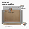 CUMBERLAND Assembled 33 in. W x 34.5 in. H x 24 in. D Plywood Sink Base Cabinet in Painted Stratus | Kunal Kitchens