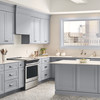 CUMBERLAND Assembled 18 in. W x 84 in. H x 24 in. D Plywood Tall Cabinet in Painted Stratus | Kunal Kitchens