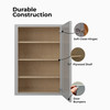 CUMBERLAND Assembled 9 in. W x 36 in. H x 12 in. D Plywood Wall Cabinet in Painted Stratus | Kunal Kitchens