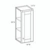 CUMBERLAND Assembled 18 in. W x 36 in. H x 12 in. D Plywood Wall Cabinet in Painted Stratus | Kunal Kitchens