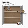 CUMBERLAND Assembled 39 in. W x 36 in. H x 12 in. D Plywood Wall Cabinet in Painted Stratus | Kunal Kitchens