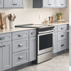 CUMBERLAND Ready to Assemble 21 in. W x 34.5 in. H x 24 in. D Plywood Base Cabinet w/(2) Roll-out Trays in Painted Stratus | Kunal Kitchens