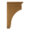 ABERDEEN 3 in. W x 9 in. H x 6 in. D Corbel Traditional Style in Caramel | Kunal Kitchens