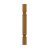 ABERDEEN 3 in. W x 35.25 in. H x 3 in. D Decorative Leg Mission Style in Caramel | Kunal Kitchens