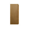 ABERDEEN Assembled 18 in. W x 36 in. H x 12 in. D Plywood Glass Door Wall Cabinet w/ Finished Interior in Caramel | Kunal Kitchens
